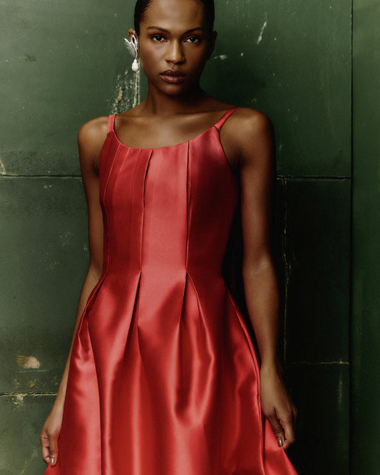 Vestido Cúpula Vermelho