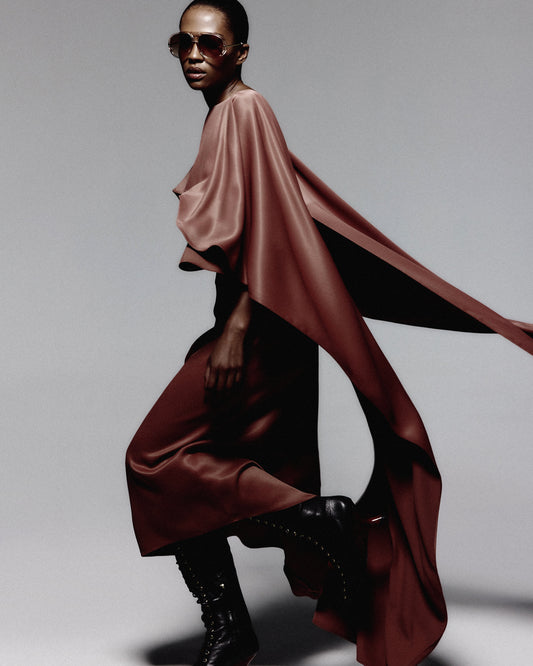 Vestido Tempo Marrom