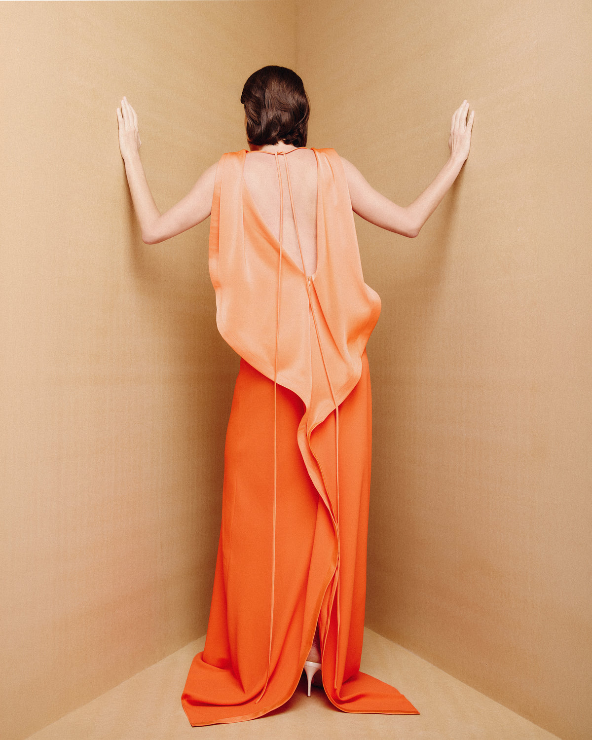 Vestido Espiral Laranja