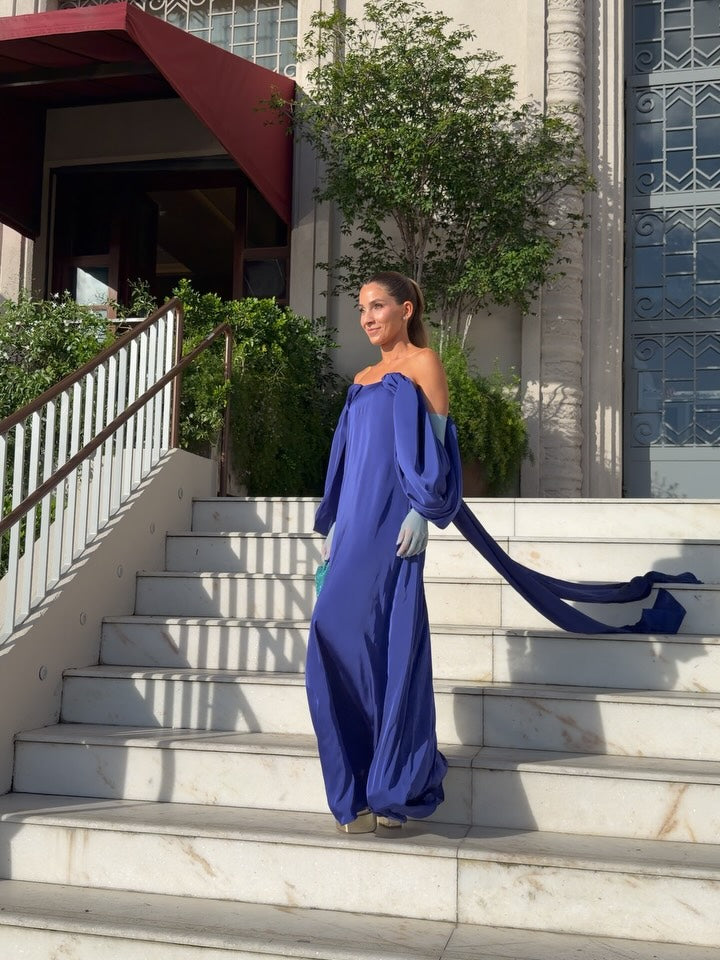 Vestido Vela Azul