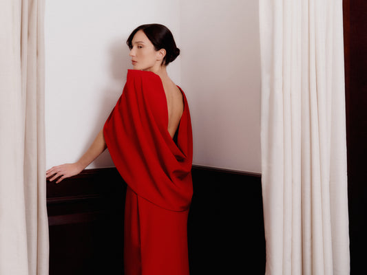 Vestido Ostra Vermelho