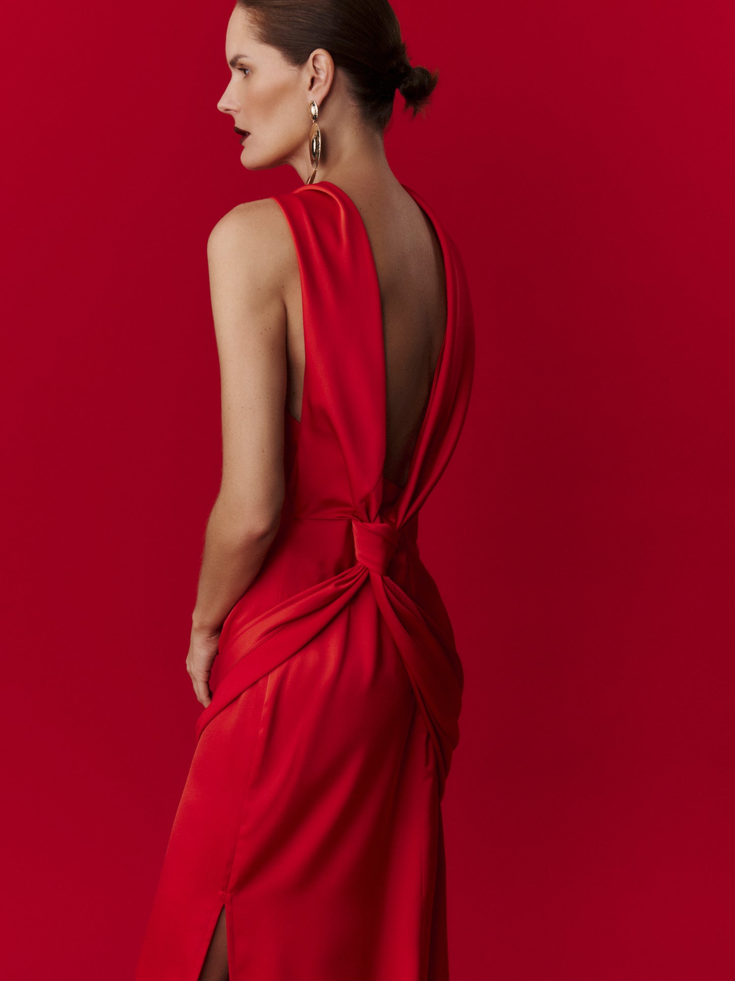 Vestido Ninfa Vermelho
