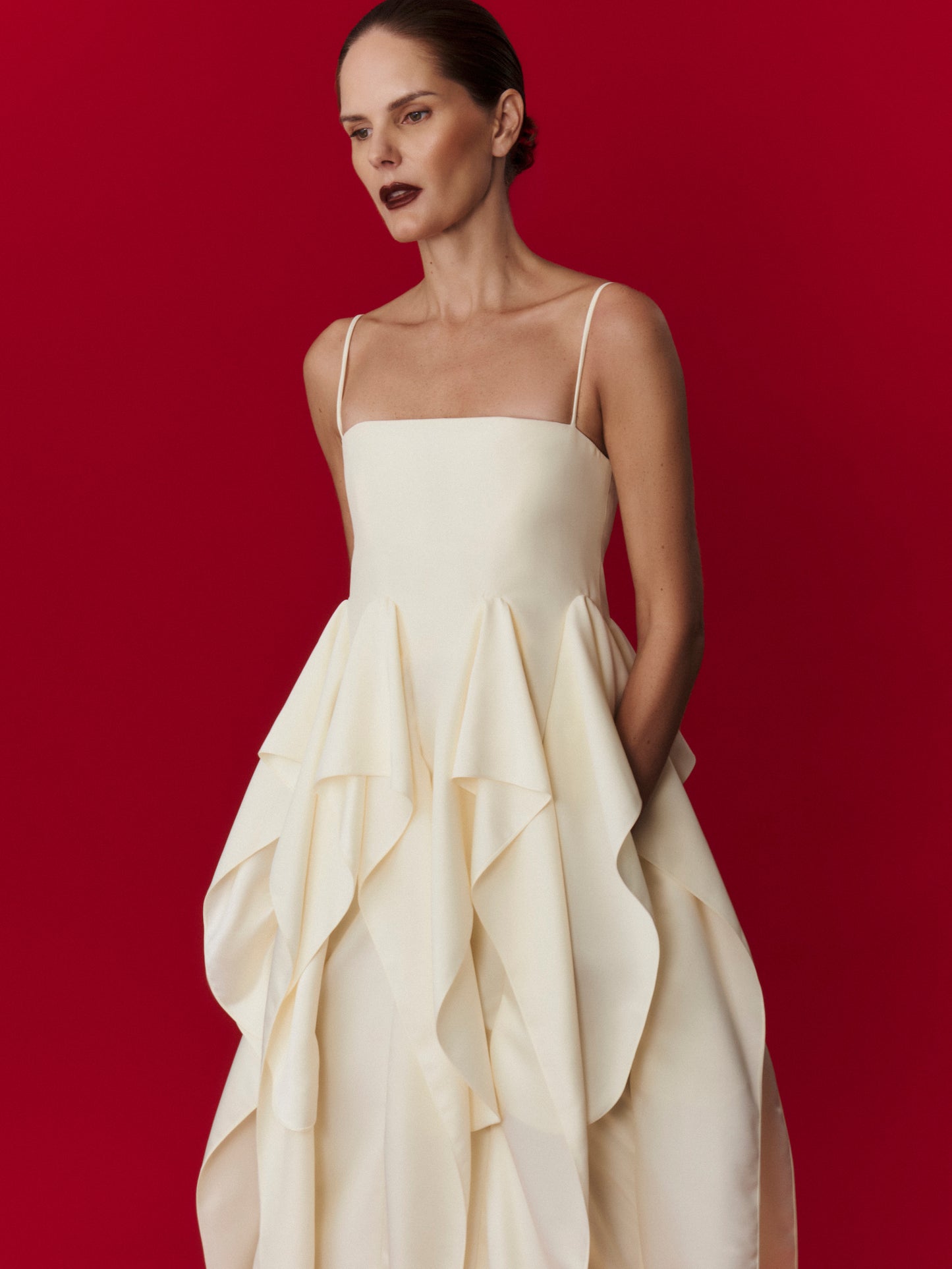 Vestido Polvo Manteiga