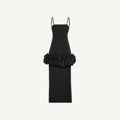 Vestido Camafeu Preto