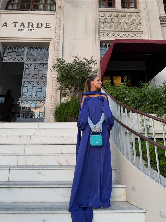 Vestido Vela Azul