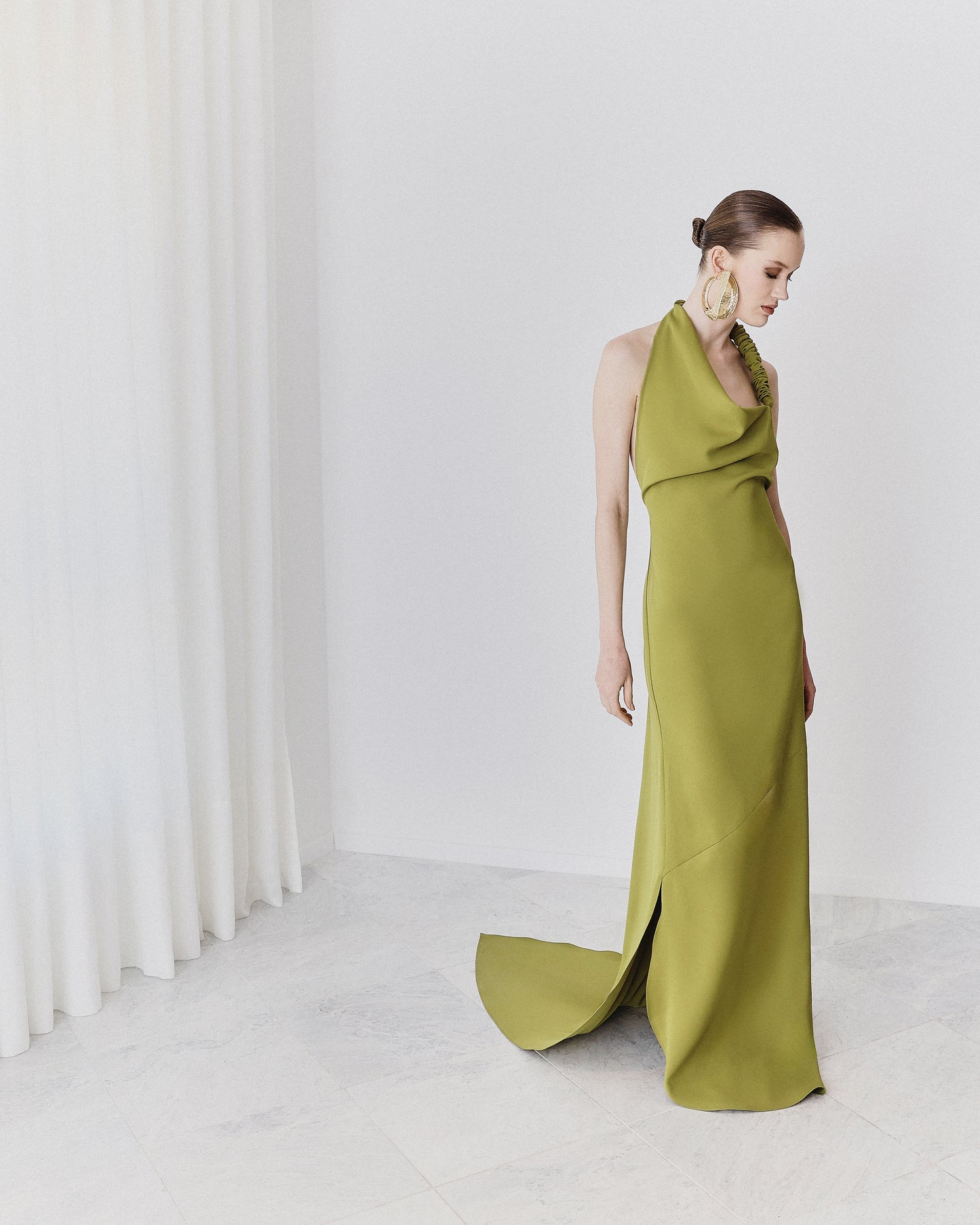 Vestido Esfinge Pistache
