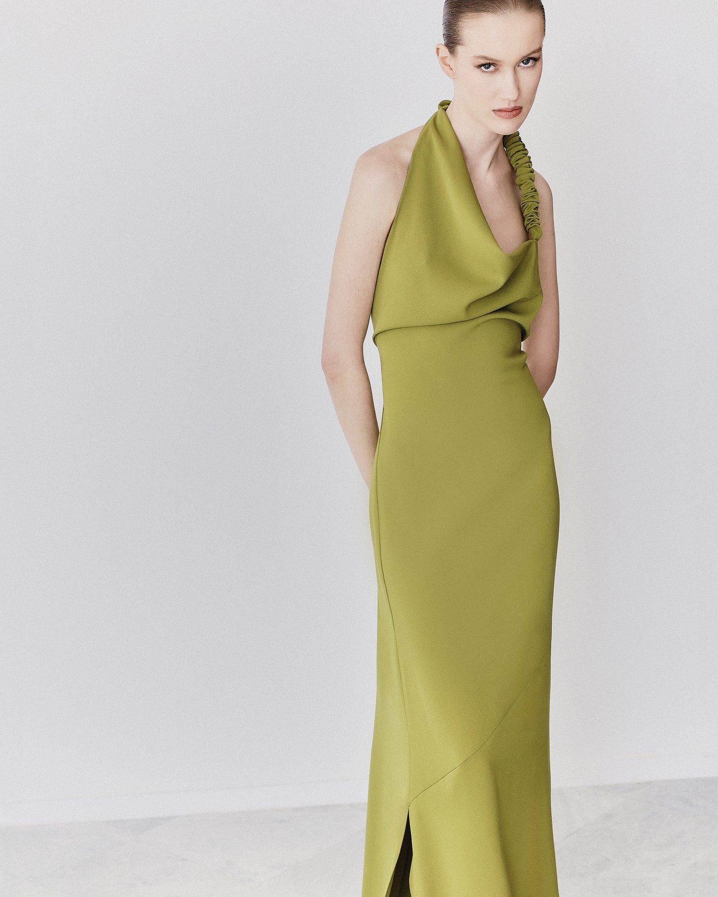Vestido Esfinge Pistache