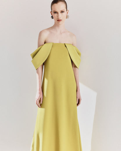 Vestido Moldura Pistache