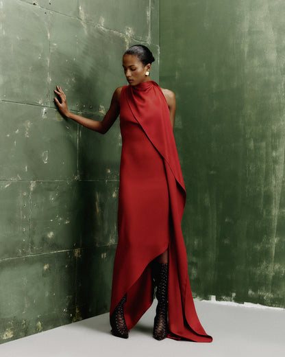 Vestido Labirinto Vermelho