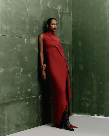 Vestido Labirinto Vermelho