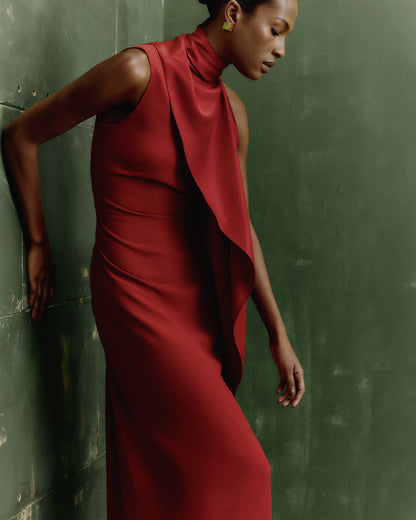 Vestido Labirinto Vermelho