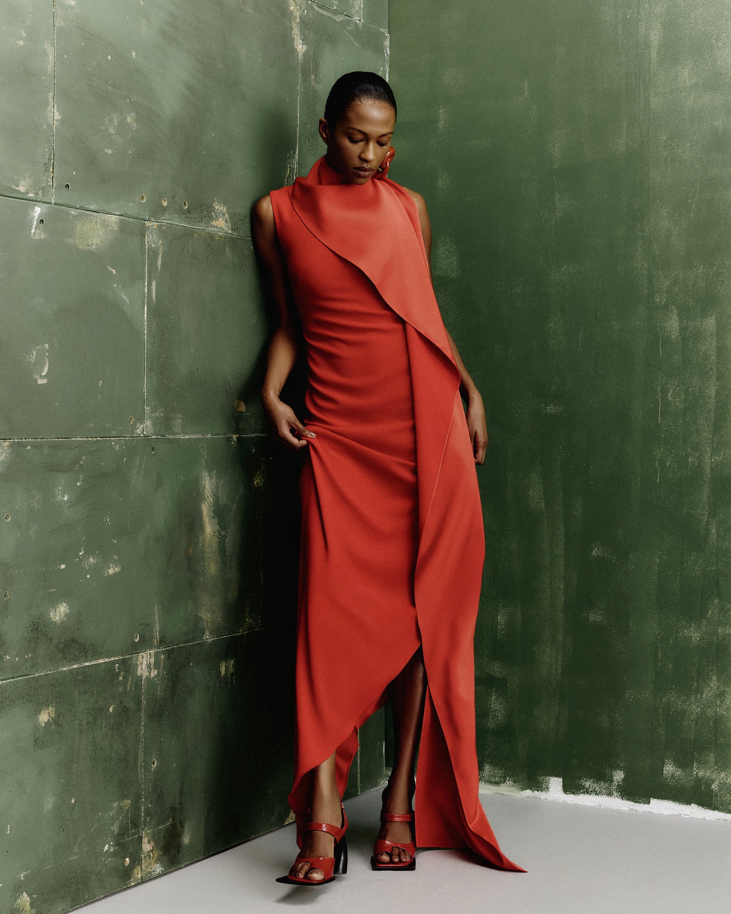 Vestido Labirinto Vermelho