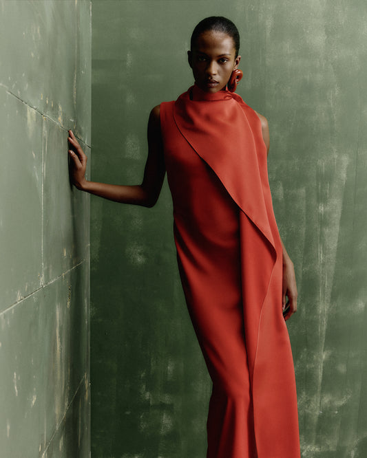 Vestido Labirinto Vermelho