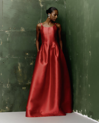 Vestido Cúpula Vermelho