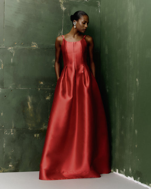 Vestido Cúpula Vermelho