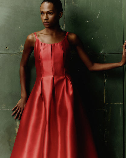 Vestido Cúpula Vermelho