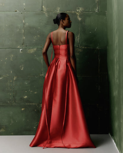 Vestido Cúpula Vermelho