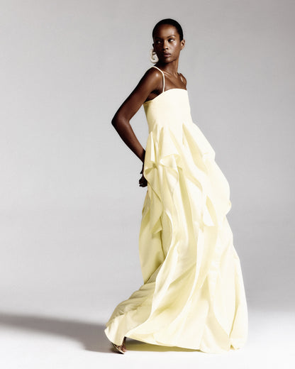 Vestido Polvo Manteiga