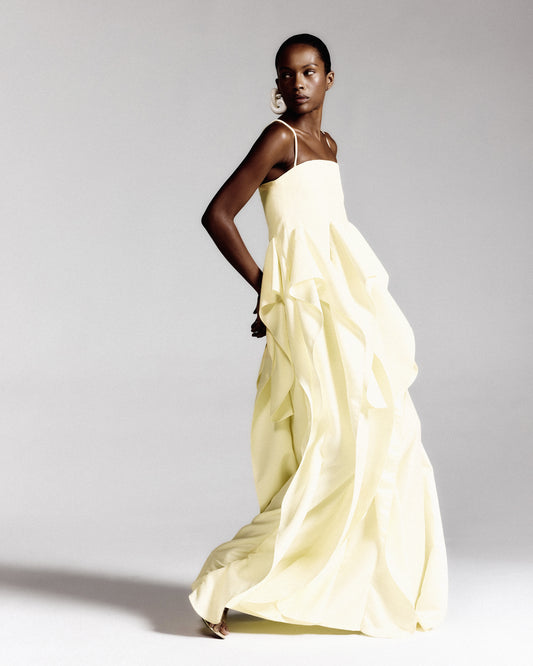 Vestido Polvo Manteiga