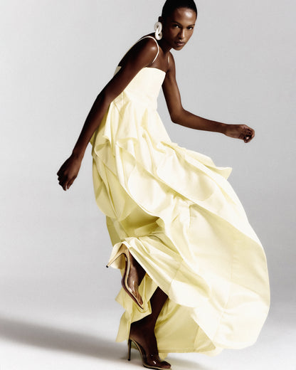 Vestido Polvo Manteiga