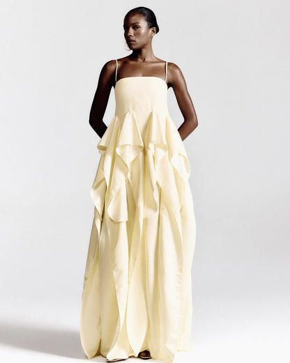 Vestido Polvo Manteiga
