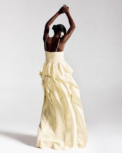 Vestido Polvo Manteiga