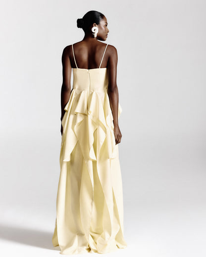 Vestido Polvo Manteiga
