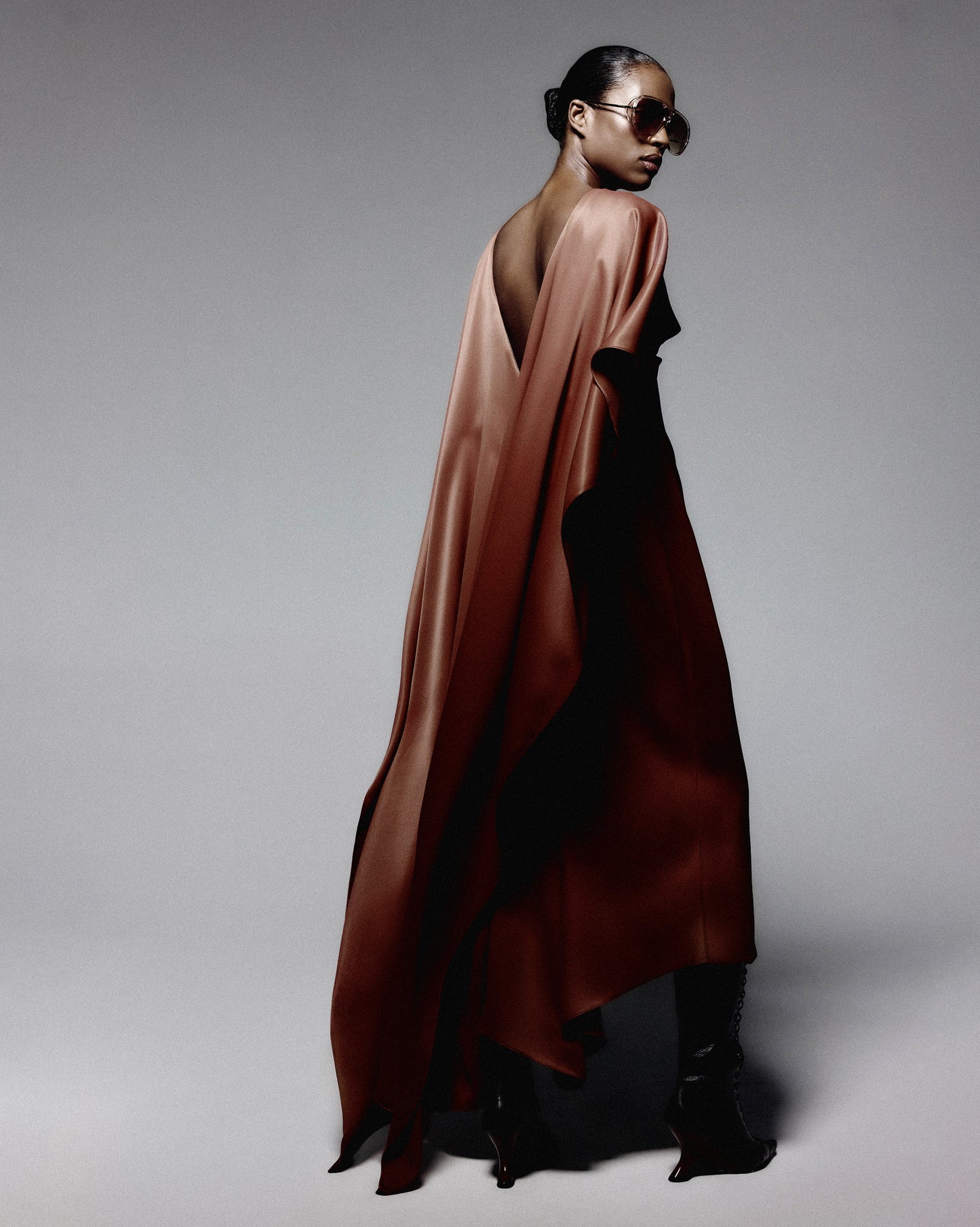 Vestido Tempo Marrom