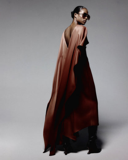 Vestido Tempo Marrom