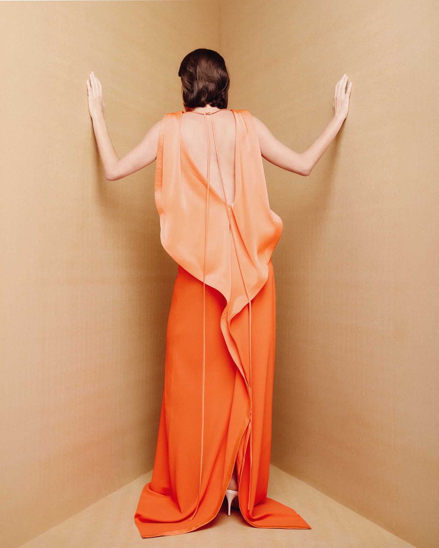 Vestido Espiral Laranja