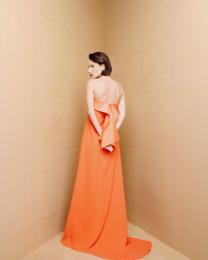 Vestido Oásis Laranja