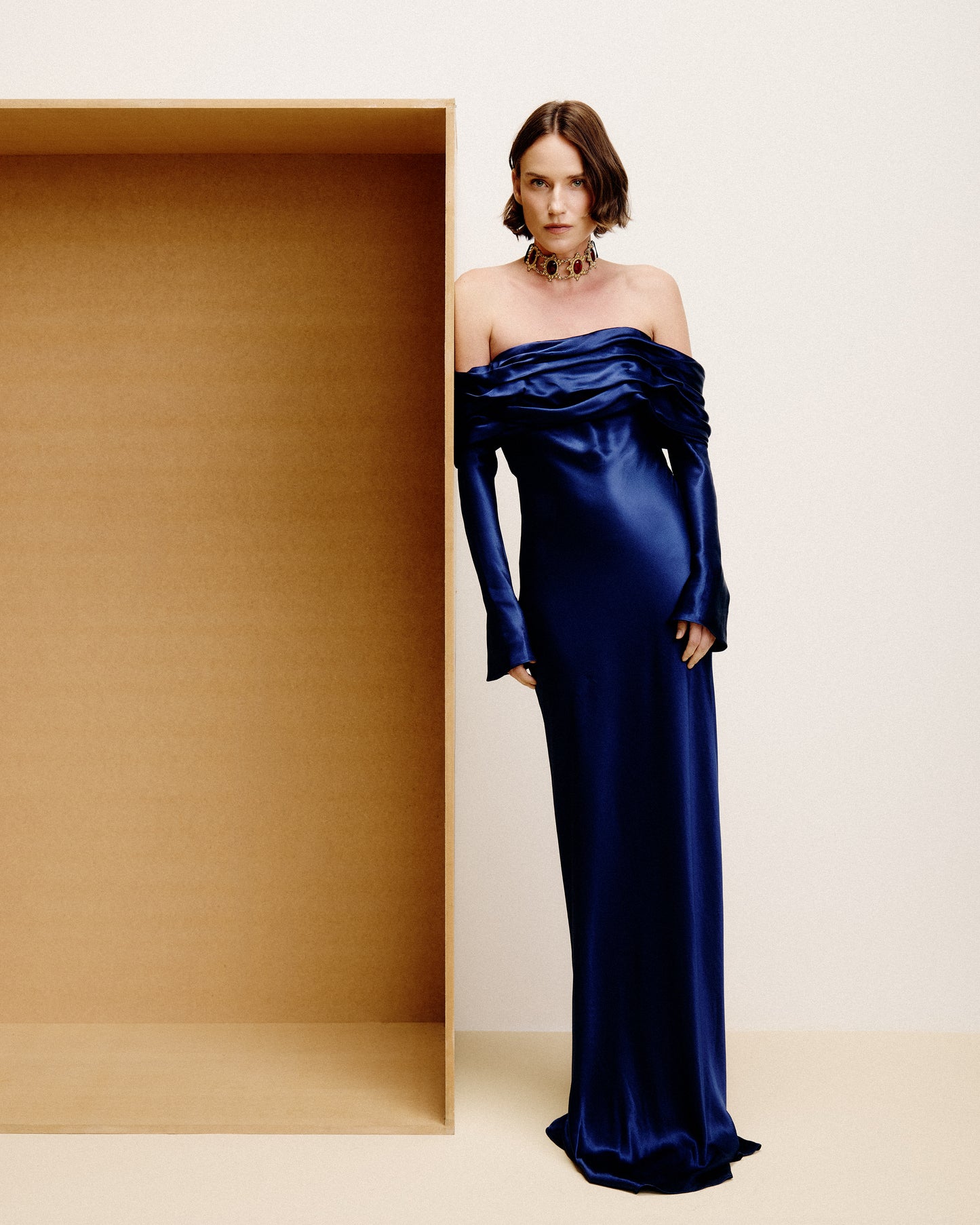 Vestido Deriva Marinho