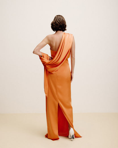 Vestido Âmbar Laranja