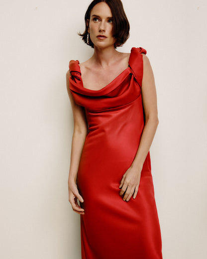 Vestido Partenope Rubi