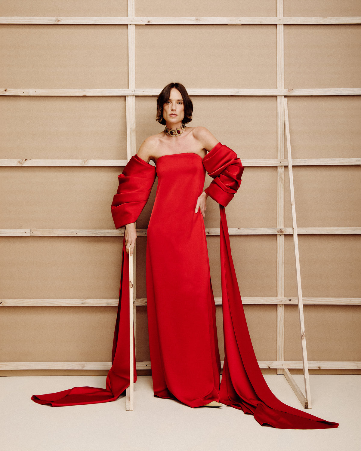 Vestido Cena Vermelho