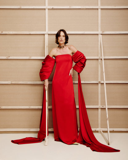 Vestido Cena Vermelho