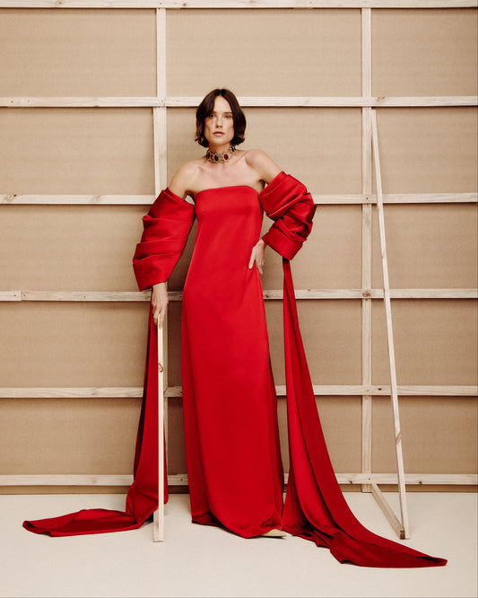 Vestido Cena Vermelho
