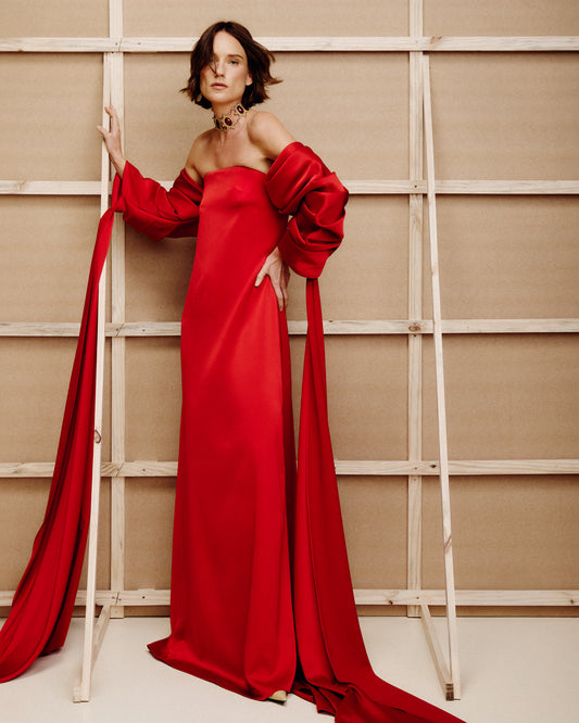 Vestido Cena Vermelho
