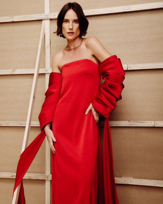 Vestido Cena Vermelho