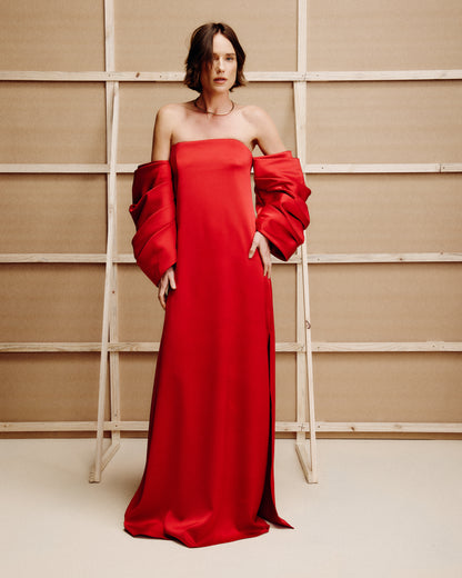 Vestido Cena Vermelho