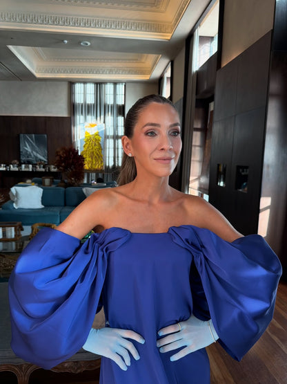 Vestido Vela Azul