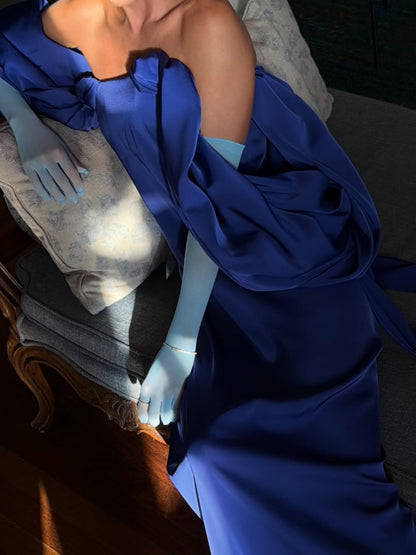 Vestido Vela Azul