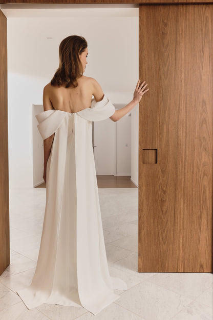 Vestido Moldura Off