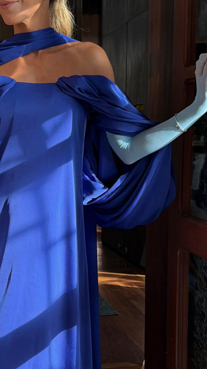 Vestido Vela Azul