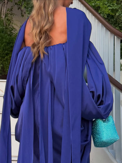 Vestido Vela Azul