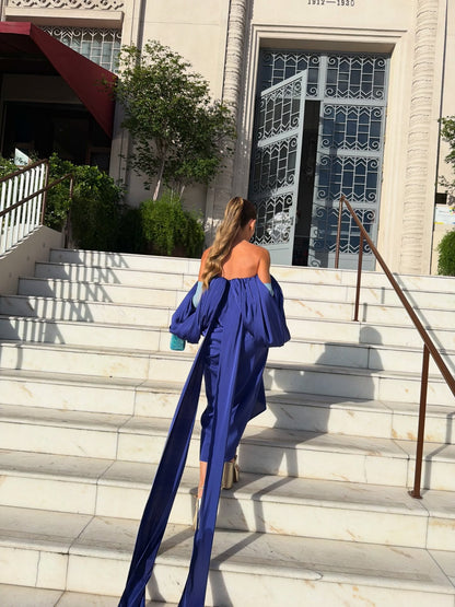 Vestido Vela Azul