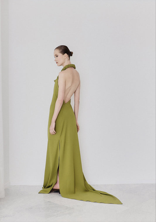 Vestido Esfinge Pistache