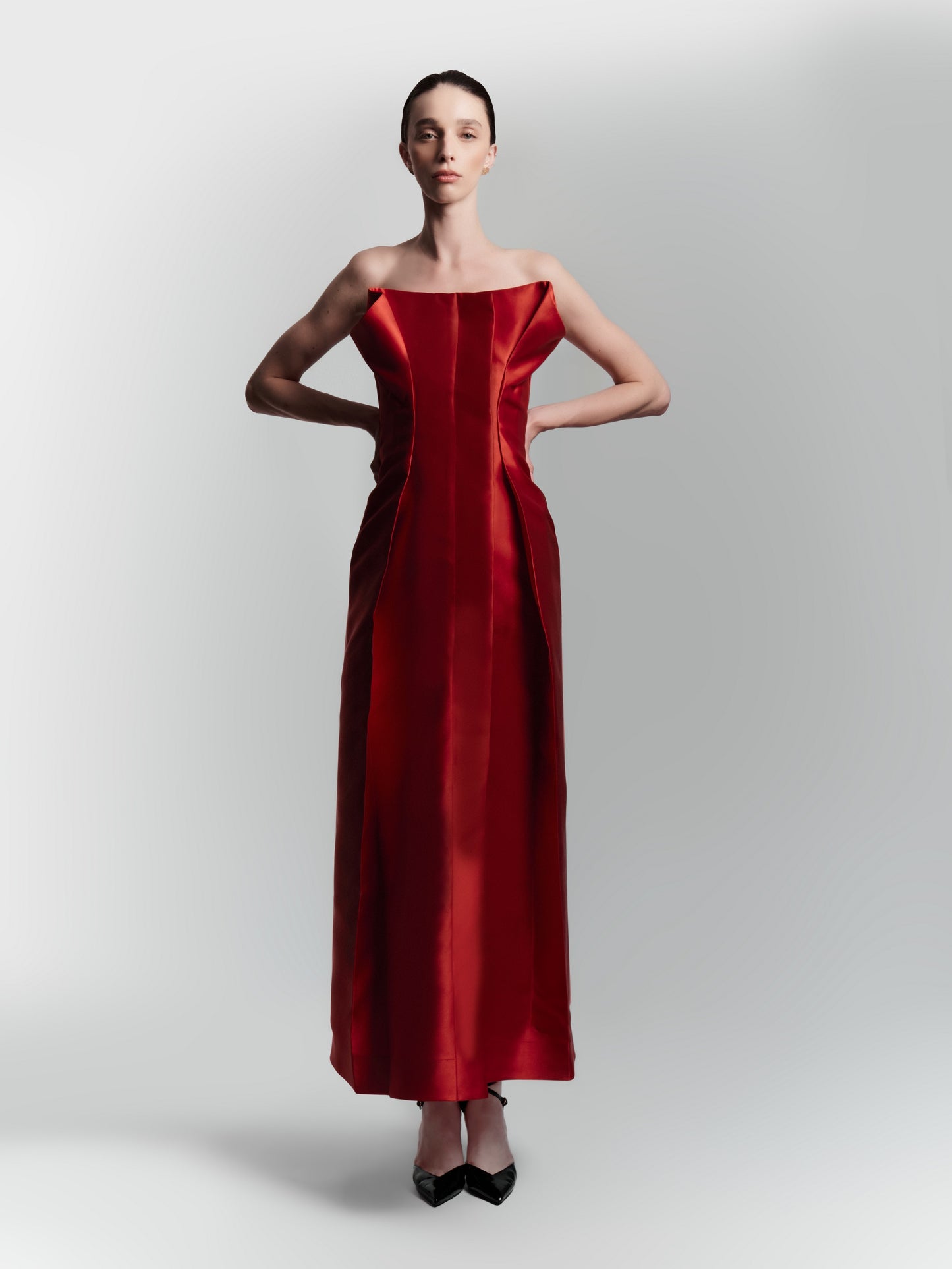 Vestido Papiro Vermelho