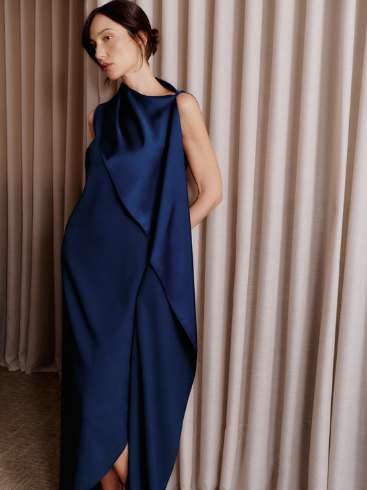 Vestido Labirinto Marinho