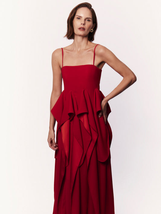 Vestido Polvo Vermelho